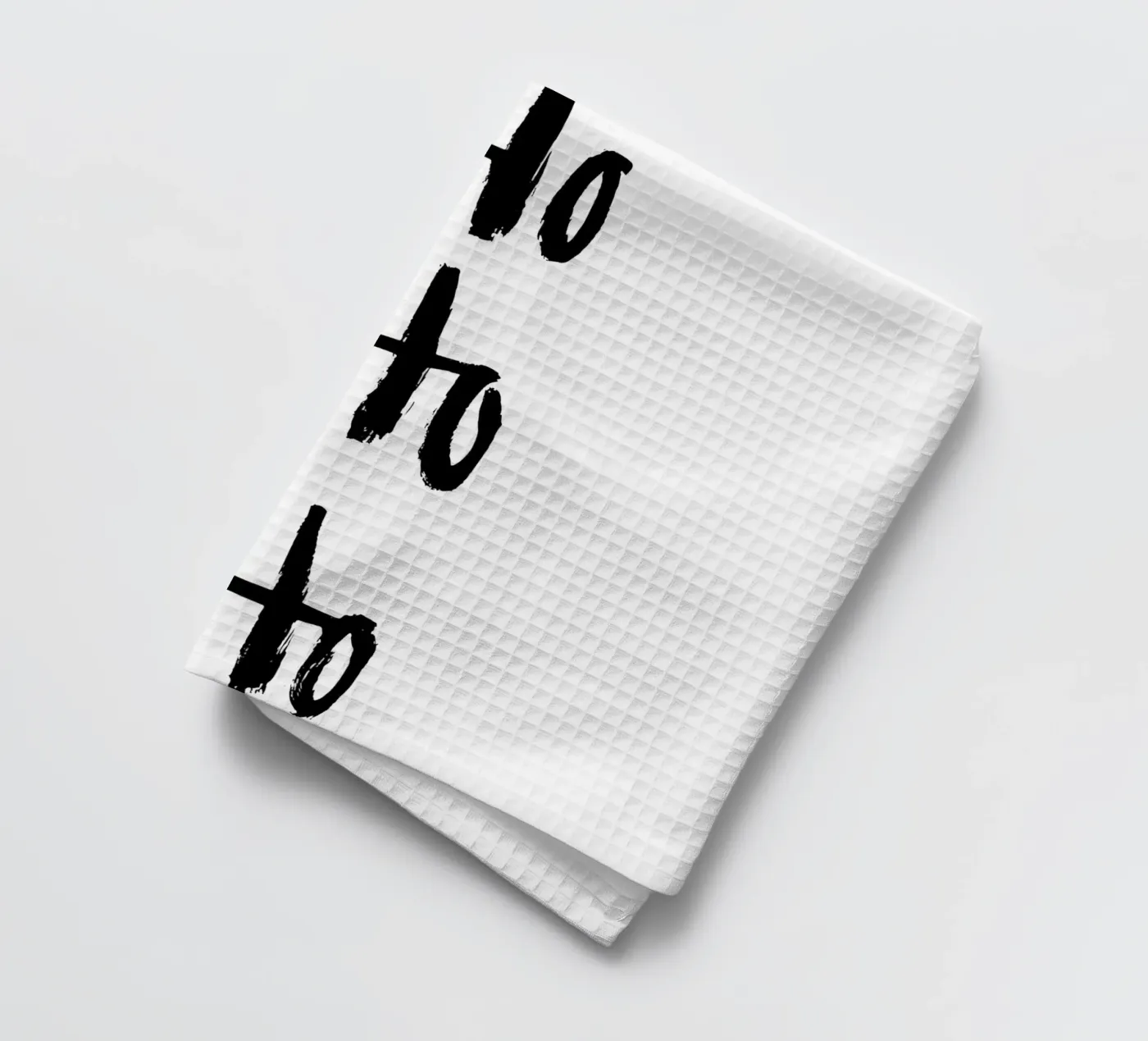 Hohoho torchon de Brushmeetspaper