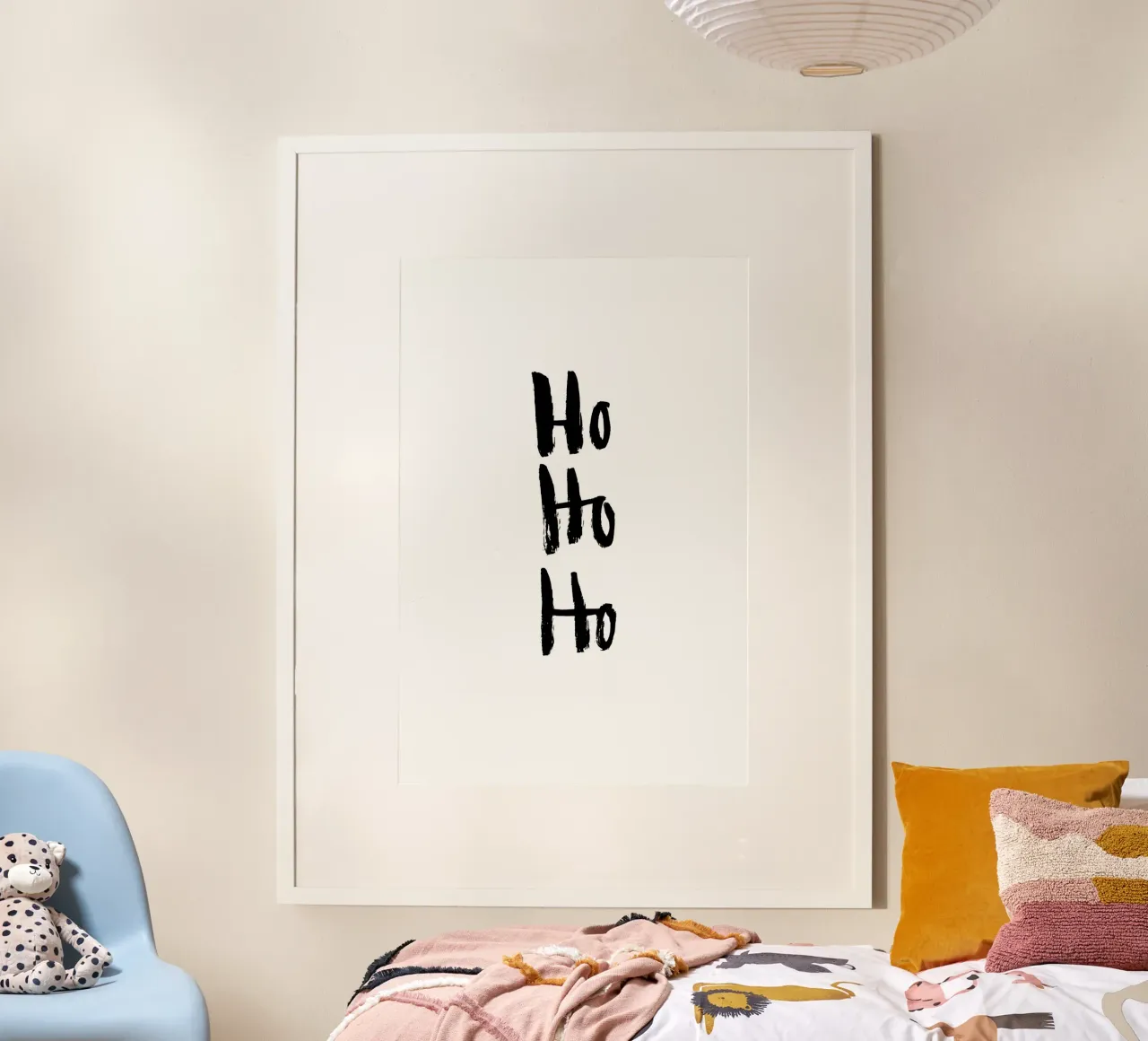 Hohoho poster van Brushmeetspaper