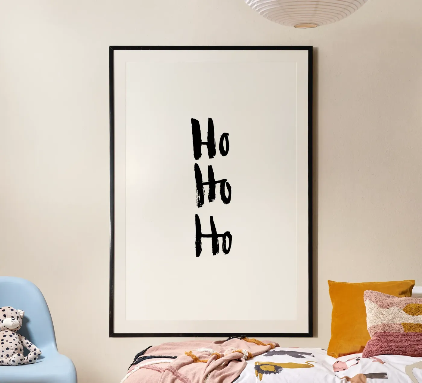 Hohoho poster van Brushmeetspaper