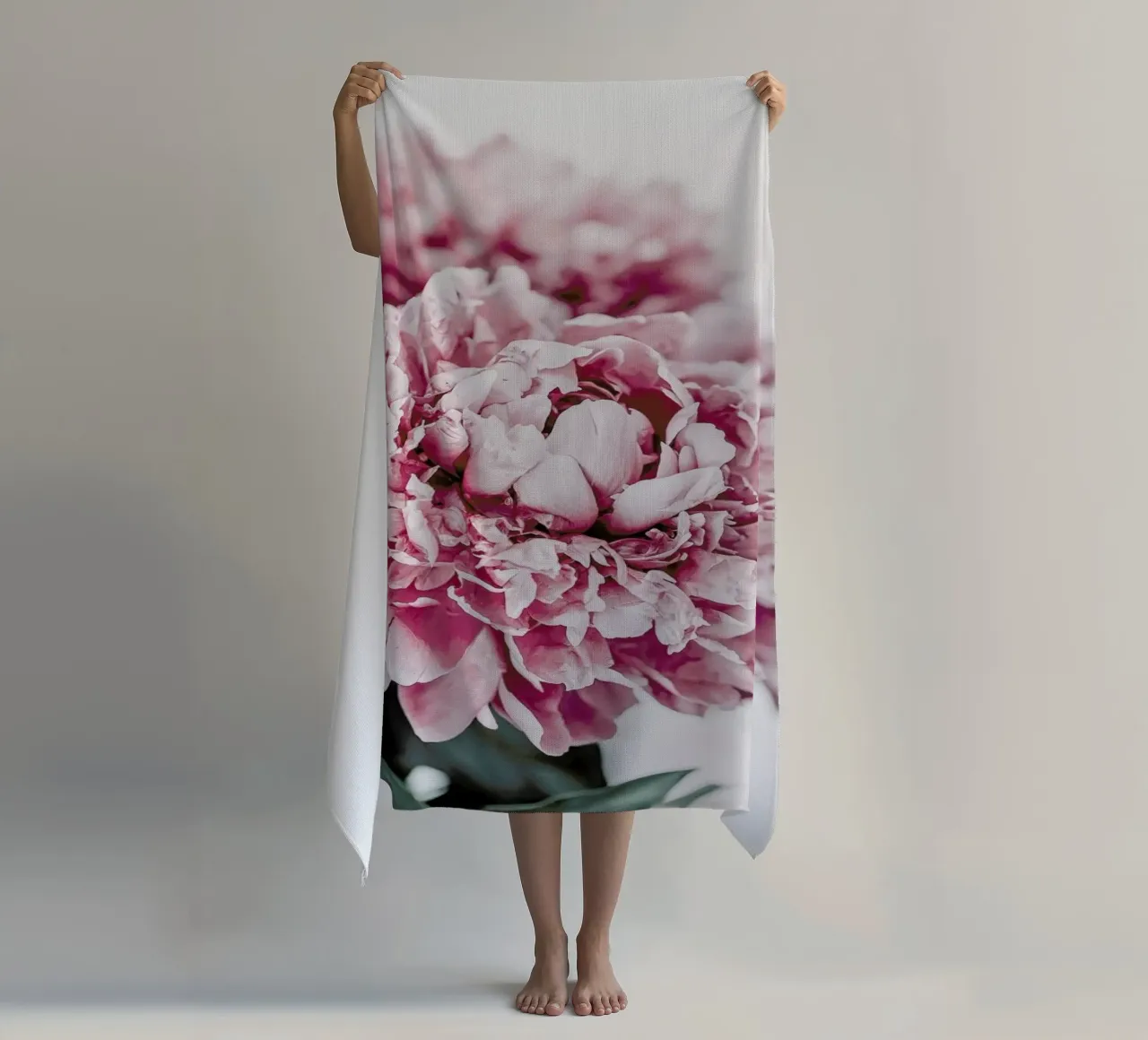 Peony in Focus telo mare da Flora & Fauna