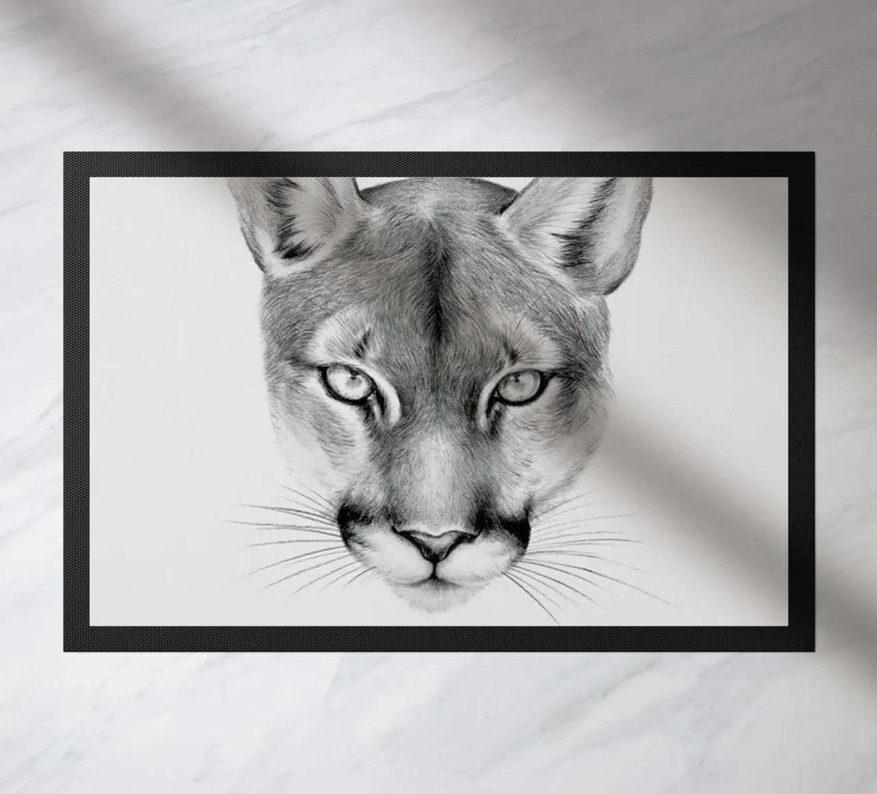 Puma doormat by Flora & Fauna