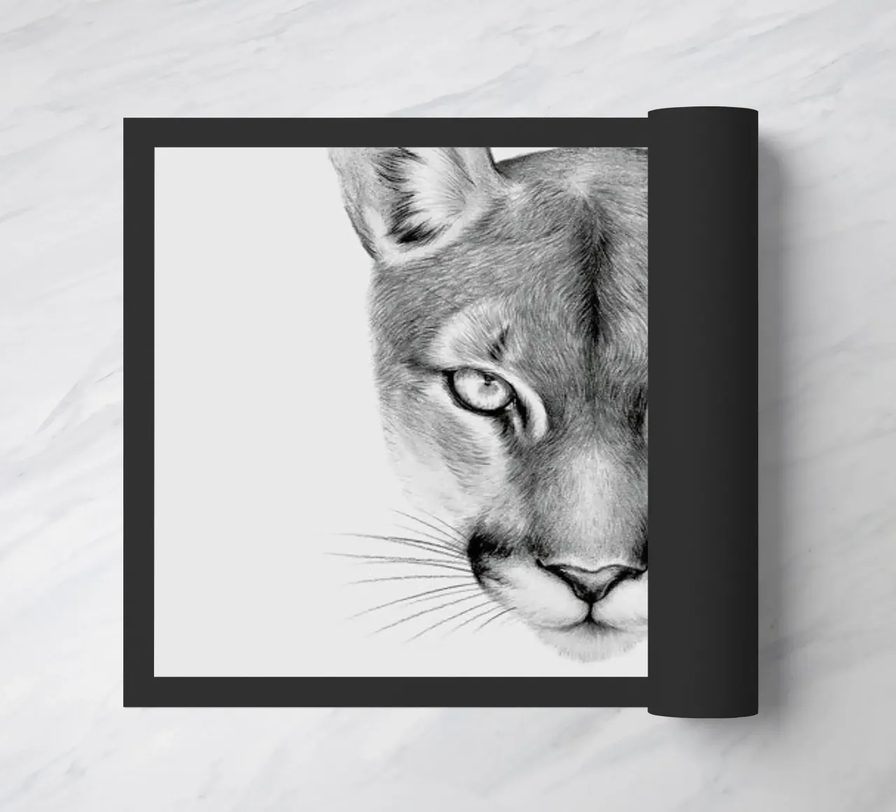 Puma doormat by Flora & Fauna