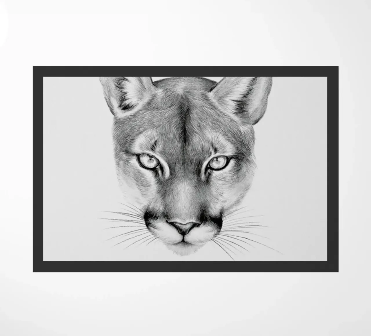 Puma doormat by Flora & Fauna