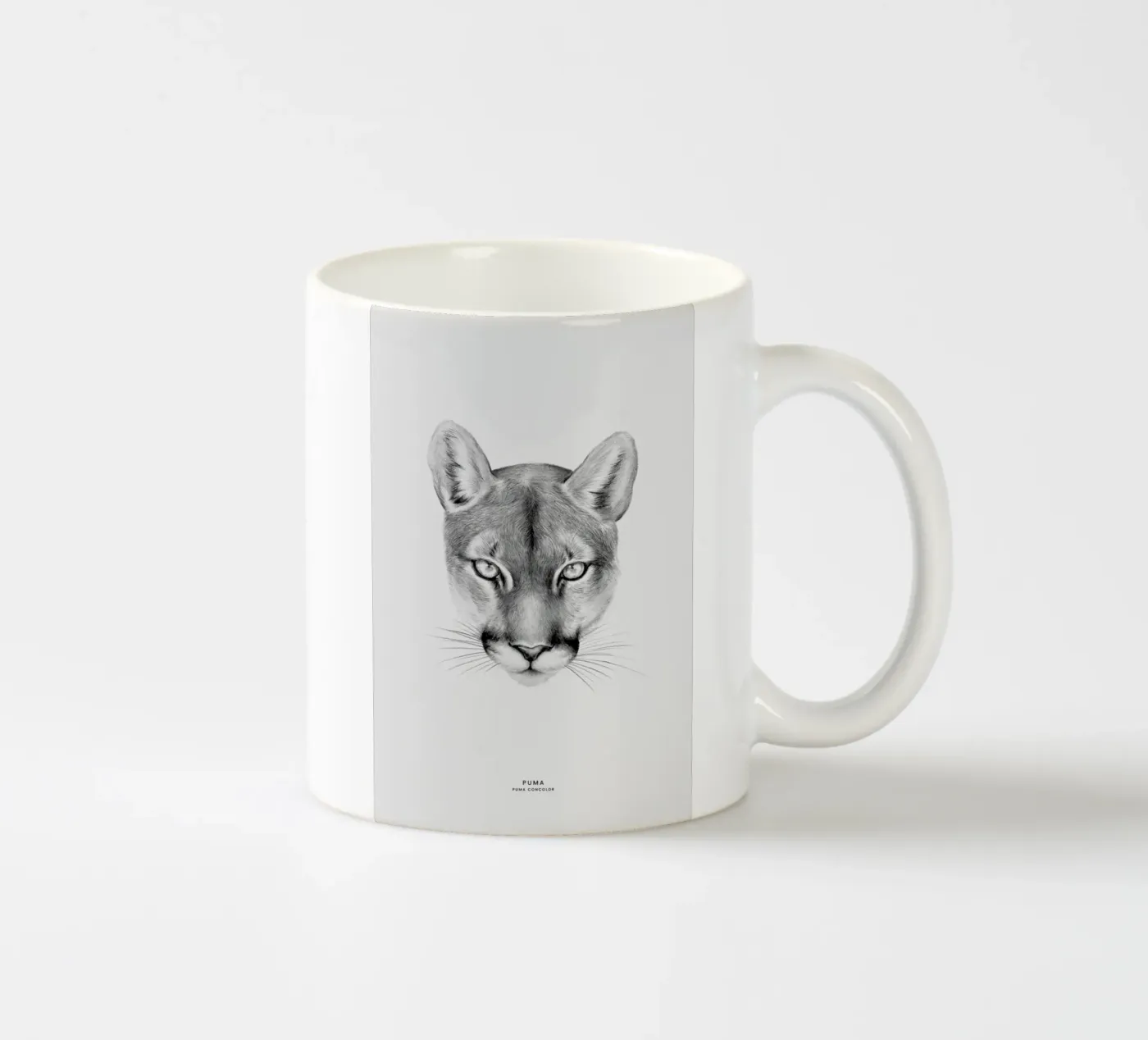 Puma ceramic mug by Flora & Fauna