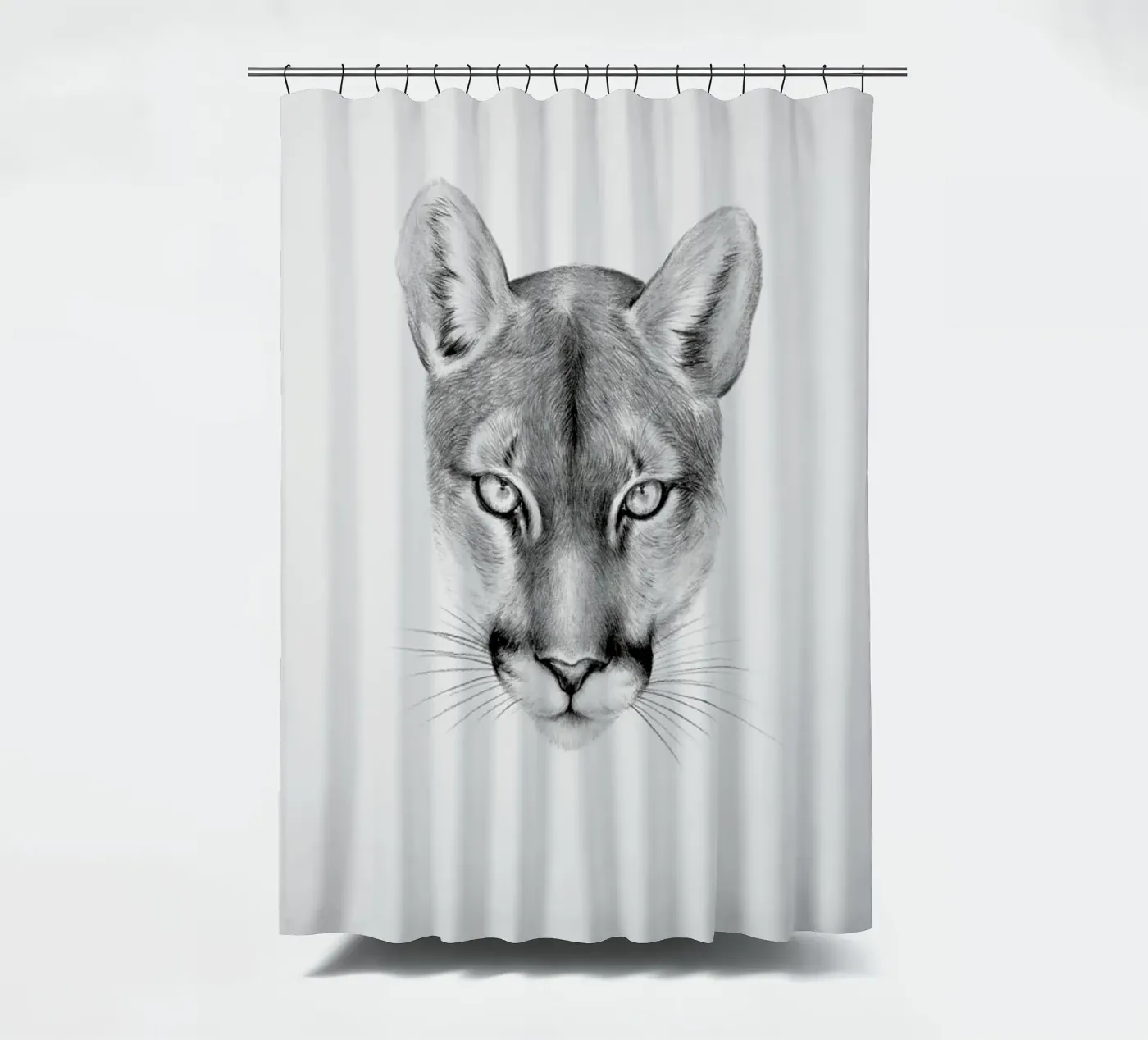 Puma Duschvorhang von Flora & Fauna