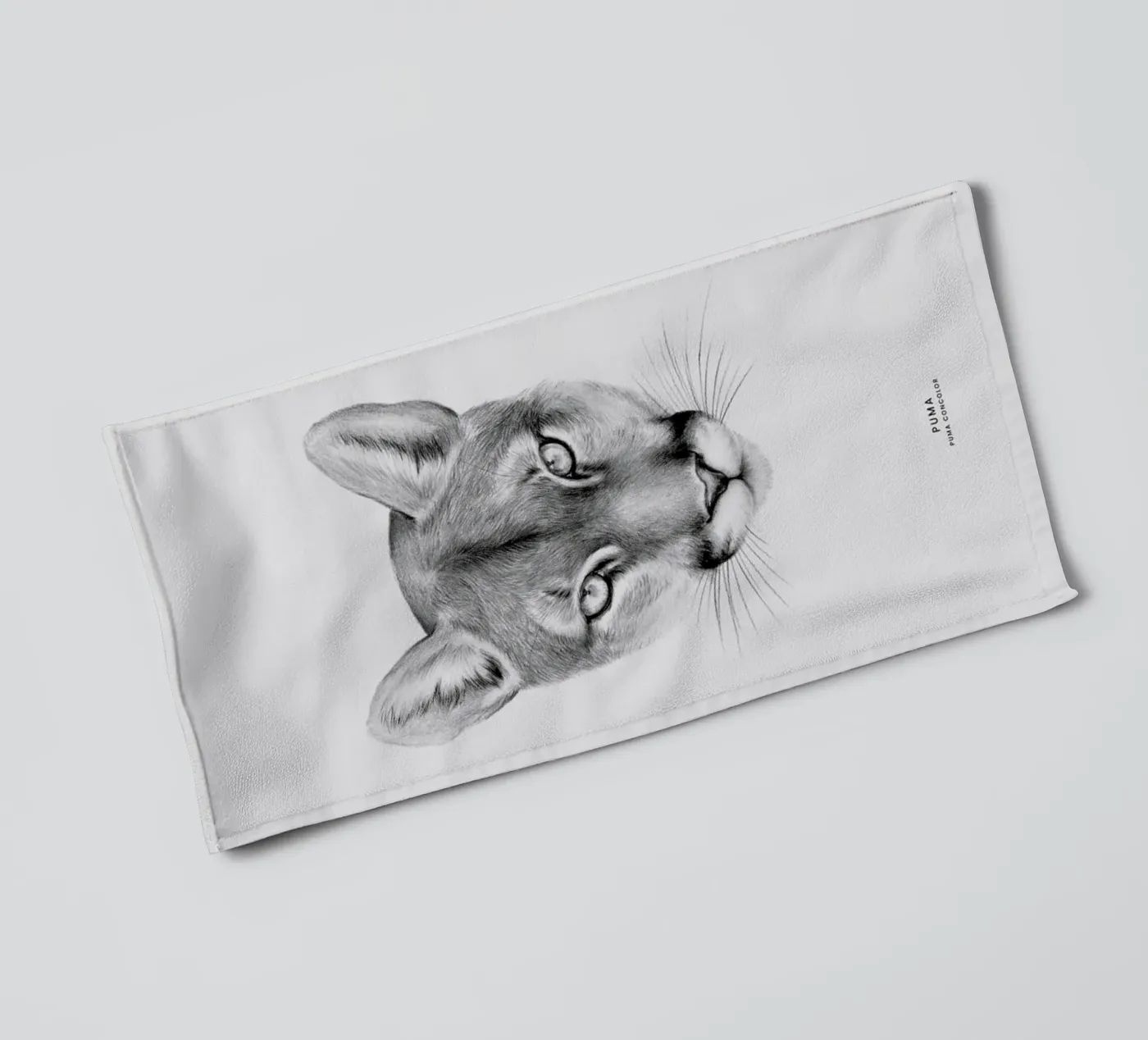 Puma badhanddoek van Flora & Fauna