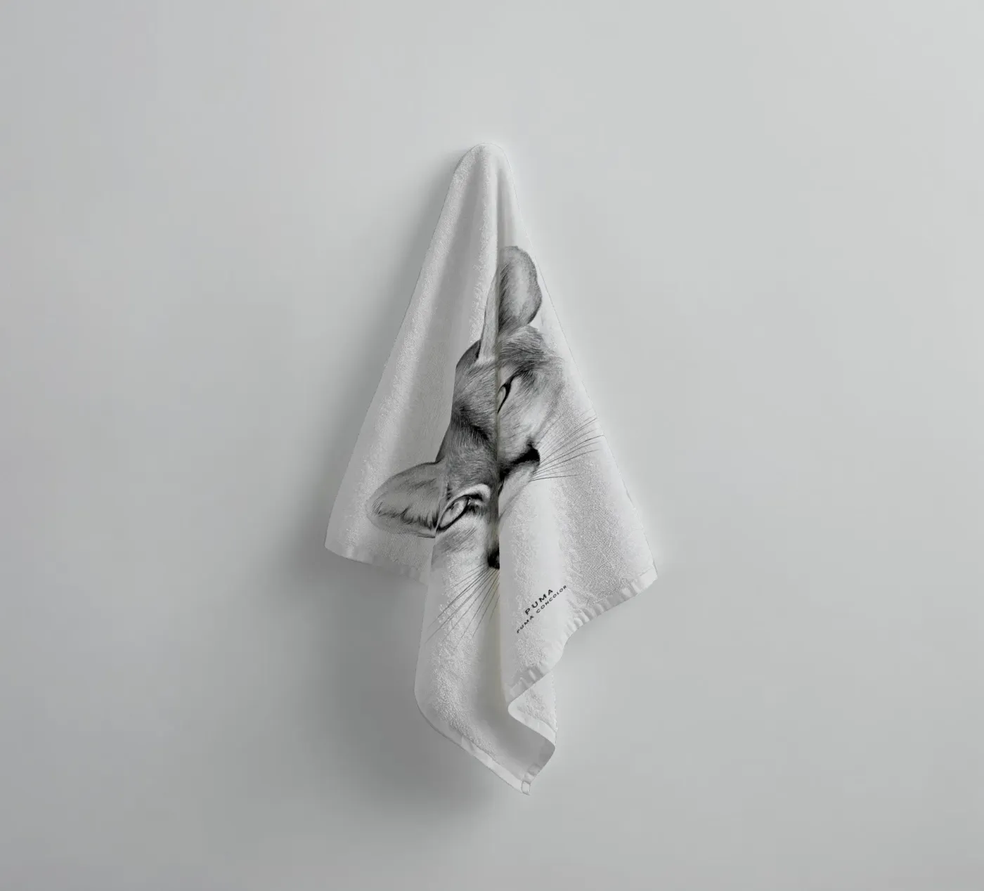 Puma badhanddoek van Flora & Fauna