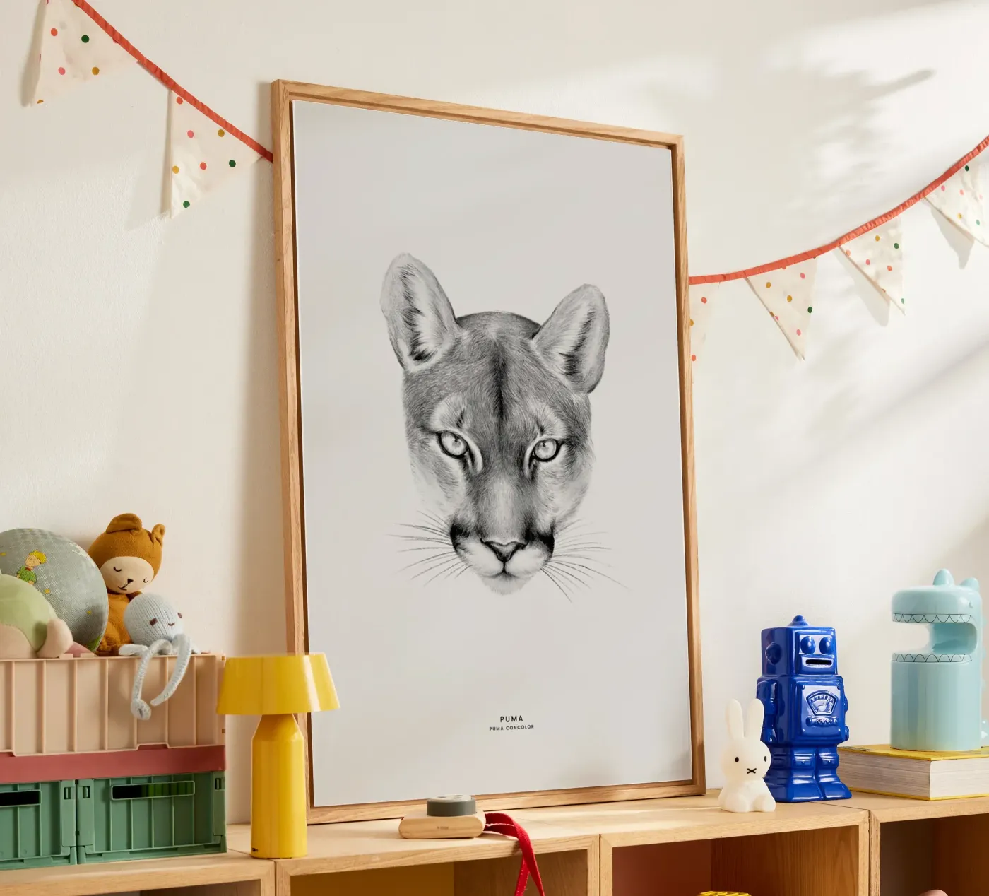 Puma plexiglas de Flora & Fauna