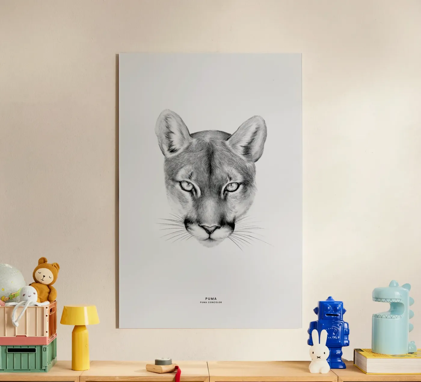 Puma plexiglas de Flora & Fauna