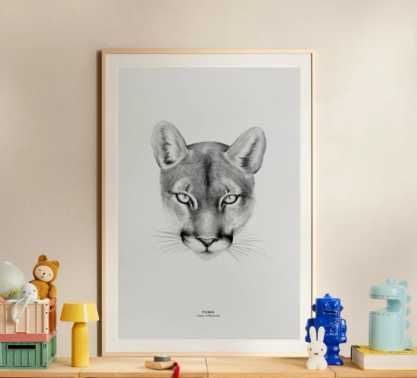 Puma Poster von Flora & Fauna