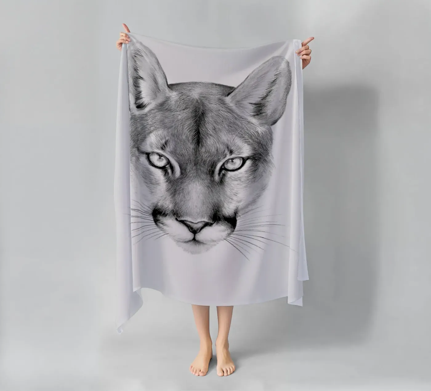 Puma serviette de plage de Flora & Fauna