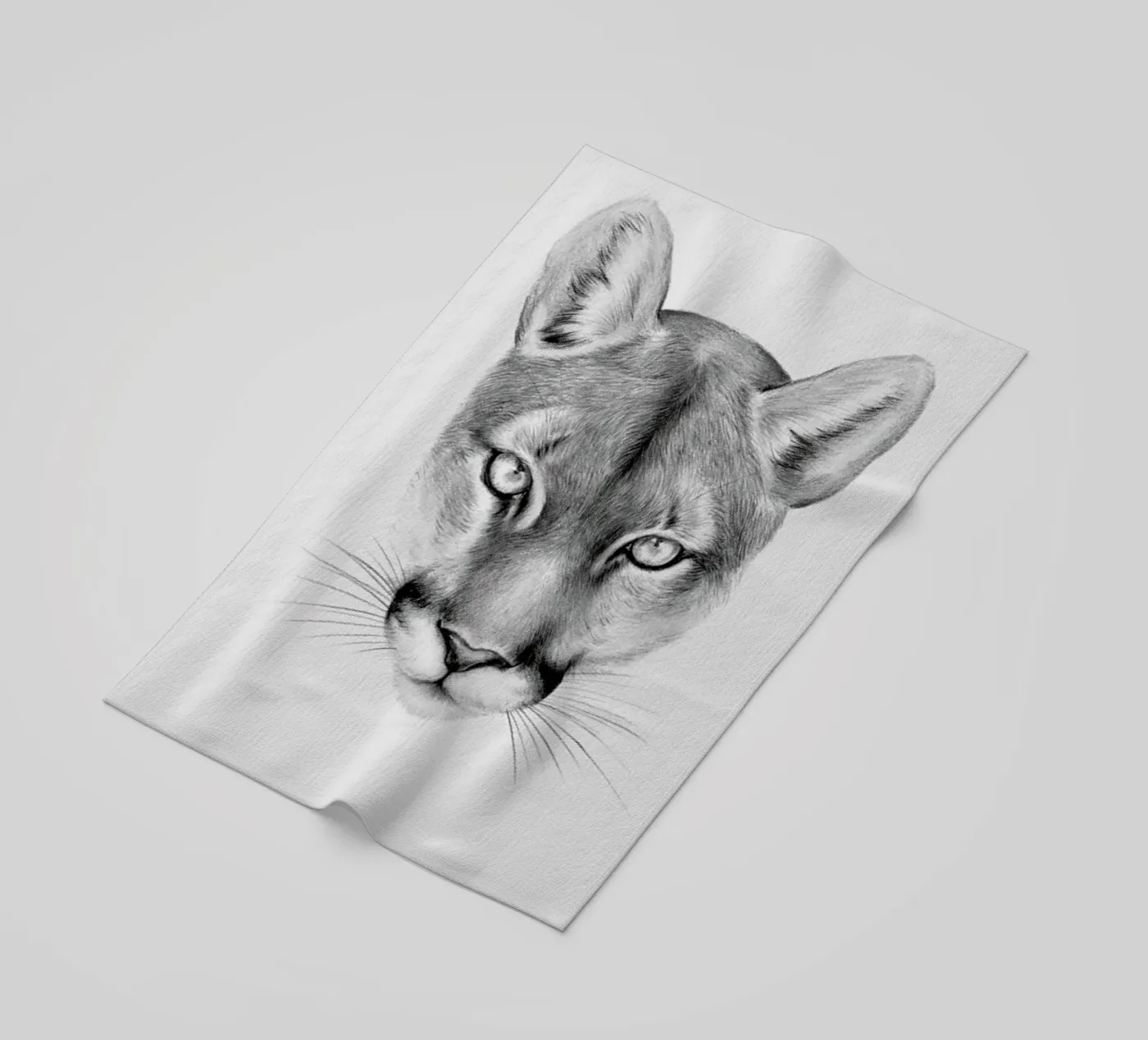 Puma serviette de plage de Flora & Fauna