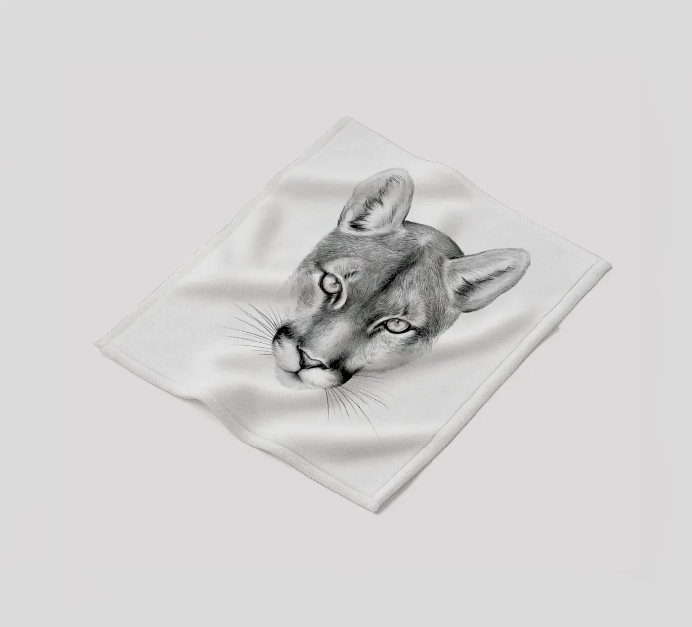 Puma fleecedeken van Flora & Fauna