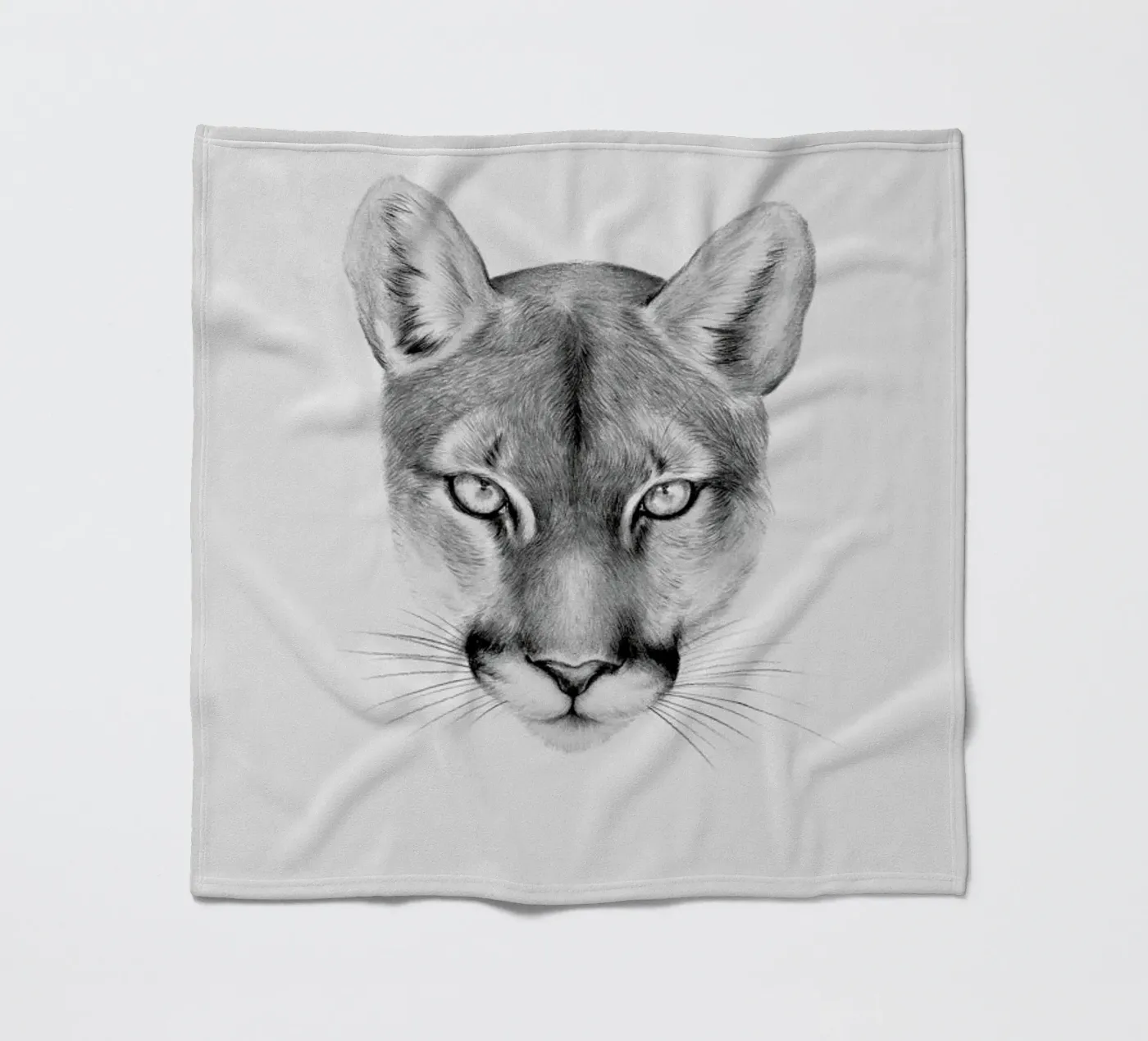 Puma fleece blanket by Flora & Fauna