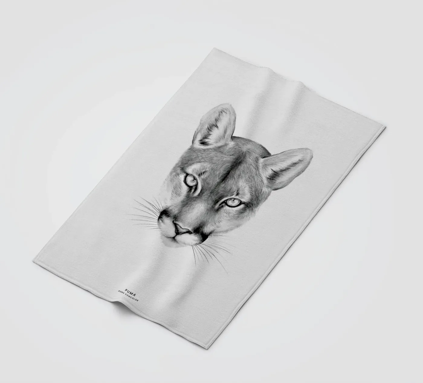 Puma fleece blanket by Flora & Fauna