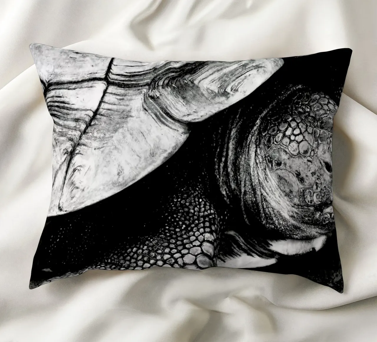 Tim the Turtle Kissen von Babett Schultze