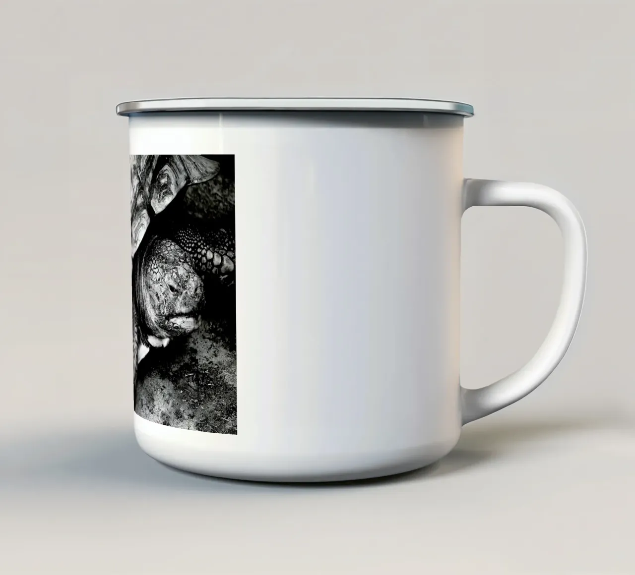 Tim the Turtle mug en émail de Babett Schultze