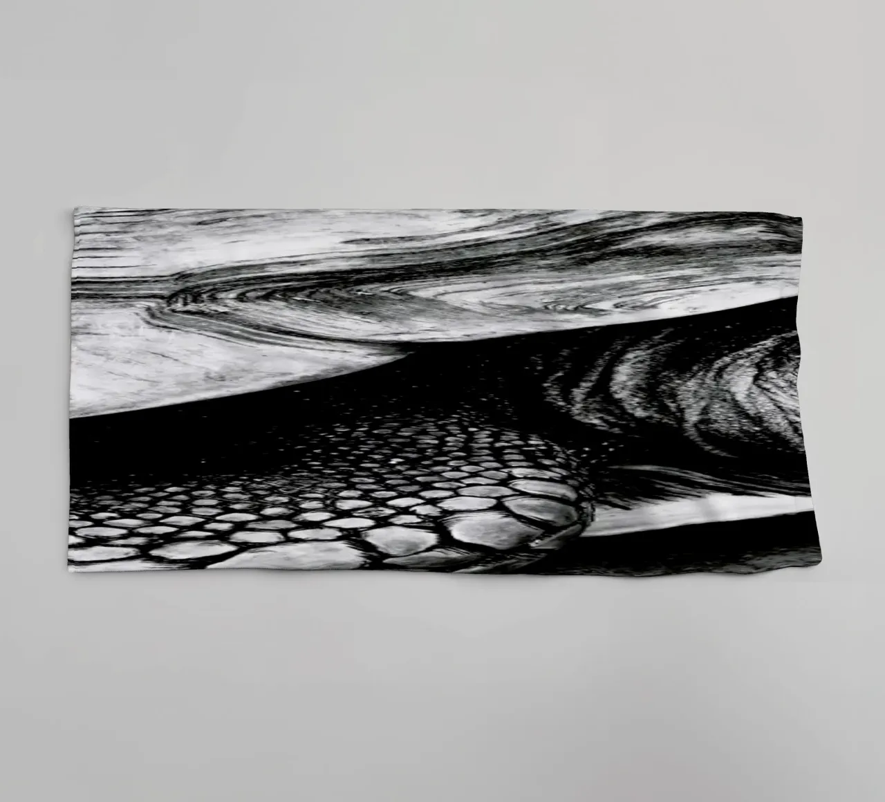 Tim the Turtle badhanddoek van Babett Schultze