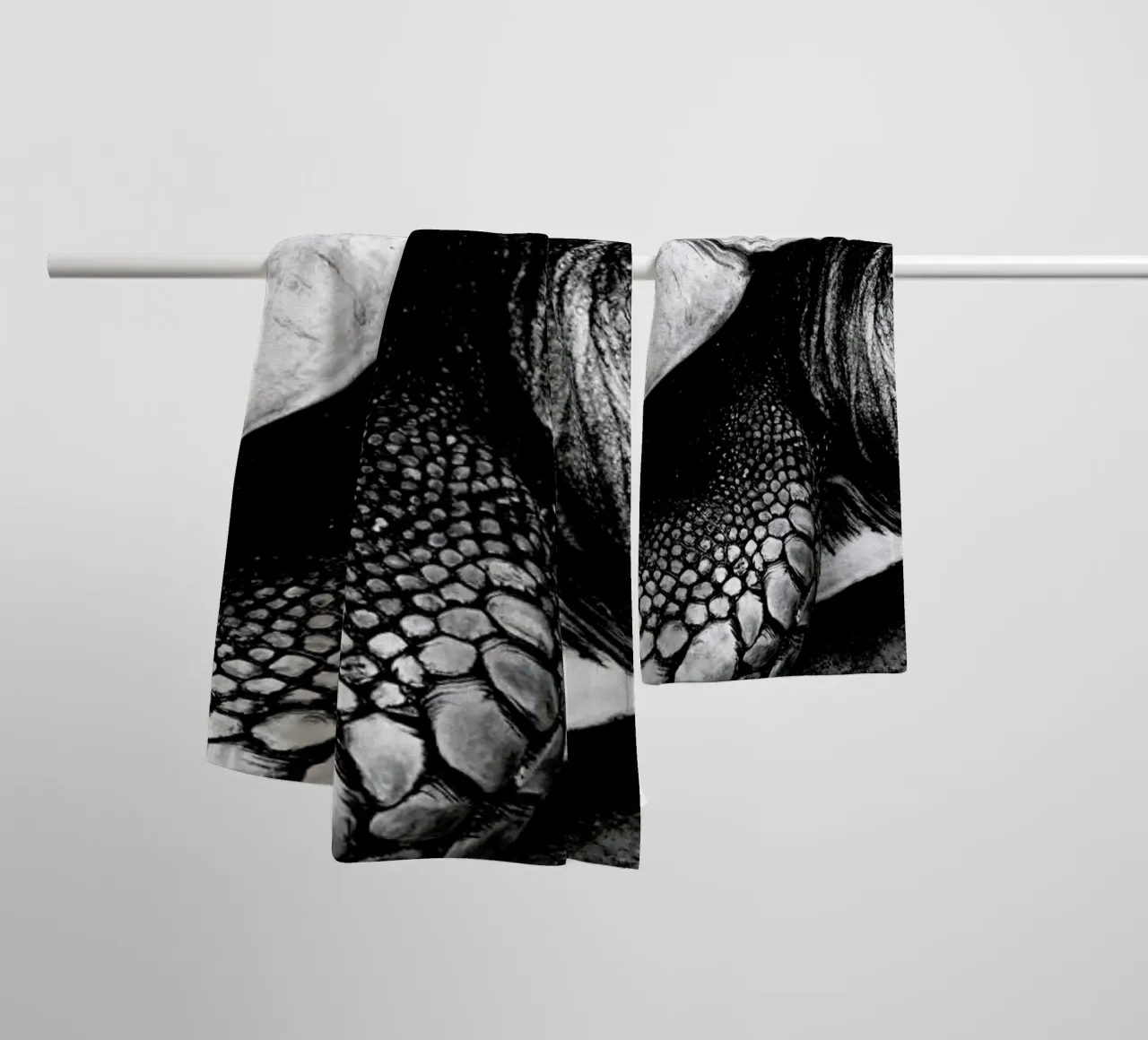 Tim the Turtle badhanddoek van Babett Schultze