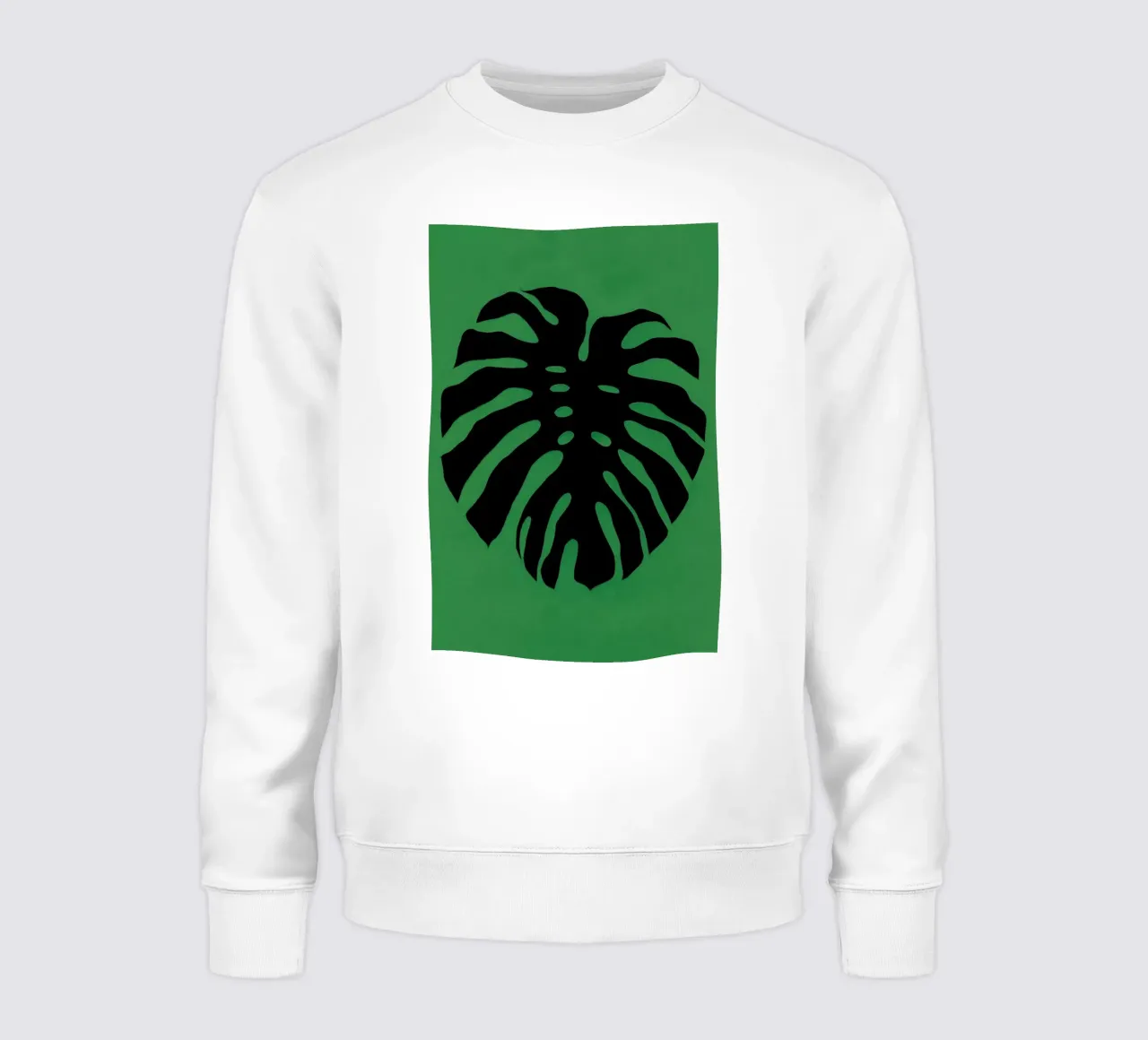Black Monstera felpa da Rosi Feist