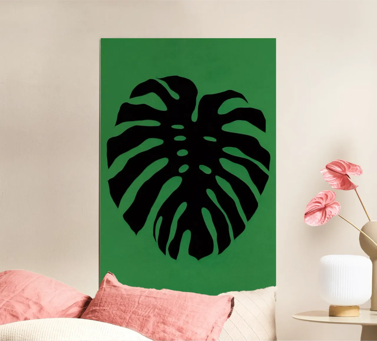 Black Monstera hahnemühle by Rosi Feist