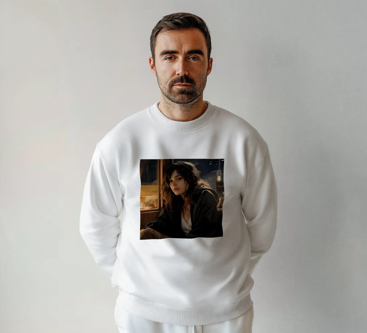 Minimalist Art Poster 529 Sweatshirt von ahmiaLodri