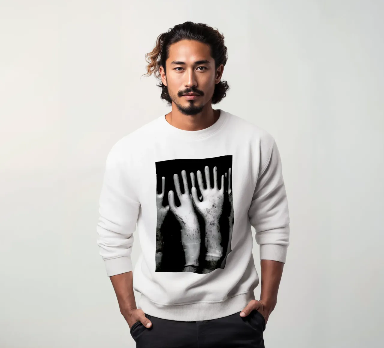 Hands sweatshirt by Magdalena Martin Photography