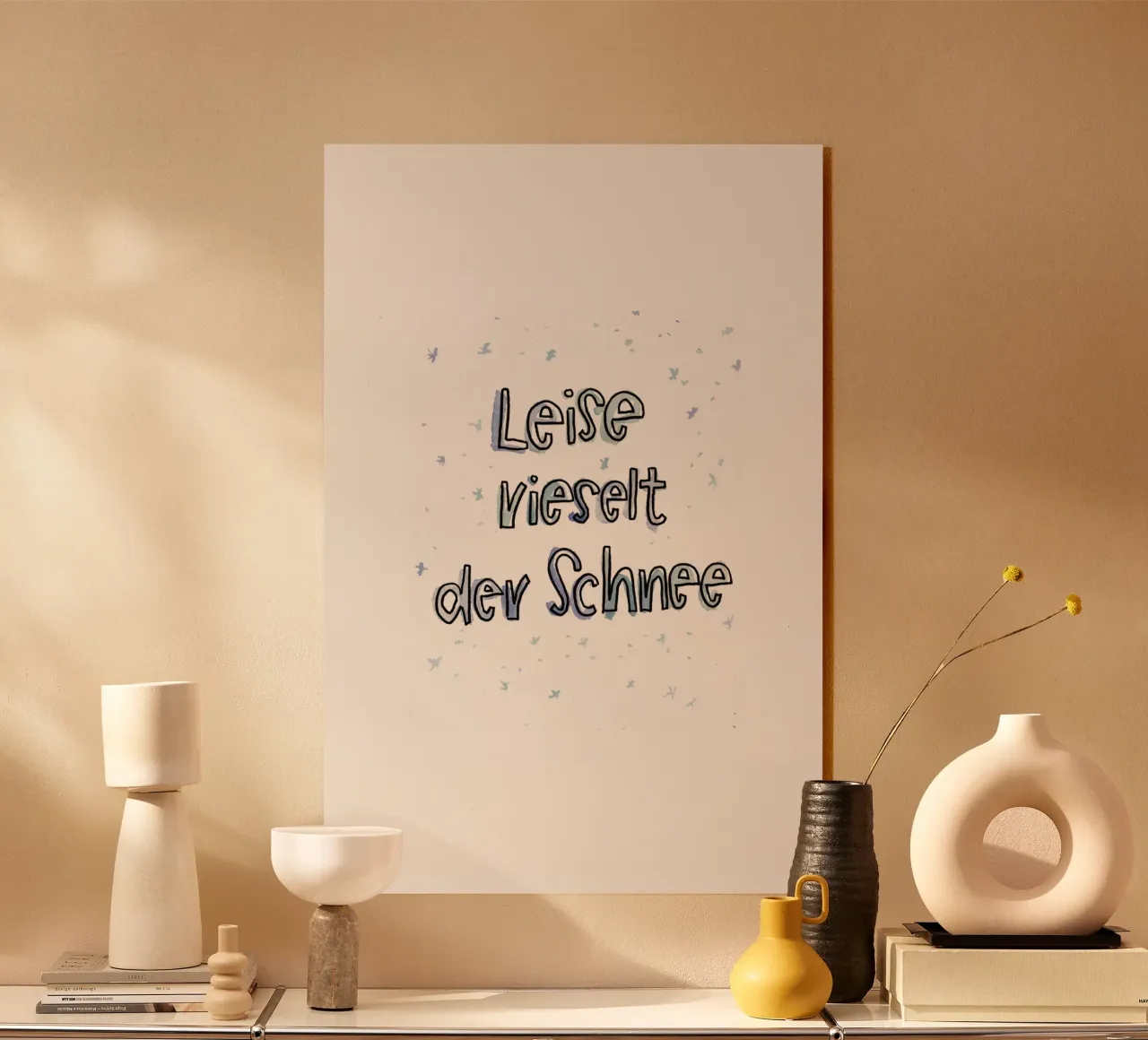 Leise Rieselt plexiglass da Brushmeetspaper