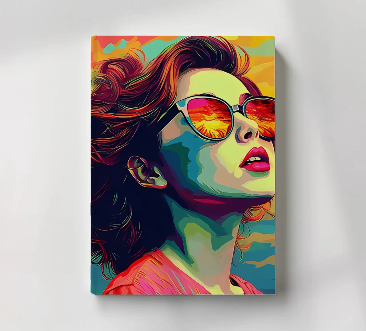 Minimalist Art Poster 534 notebook by ahmiaLodri