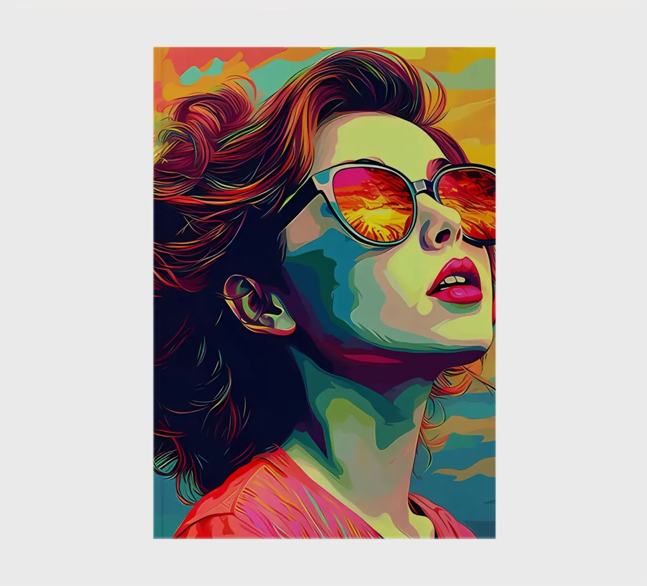 Minimalist Art Poster 534 notebook by ahmiaLodri