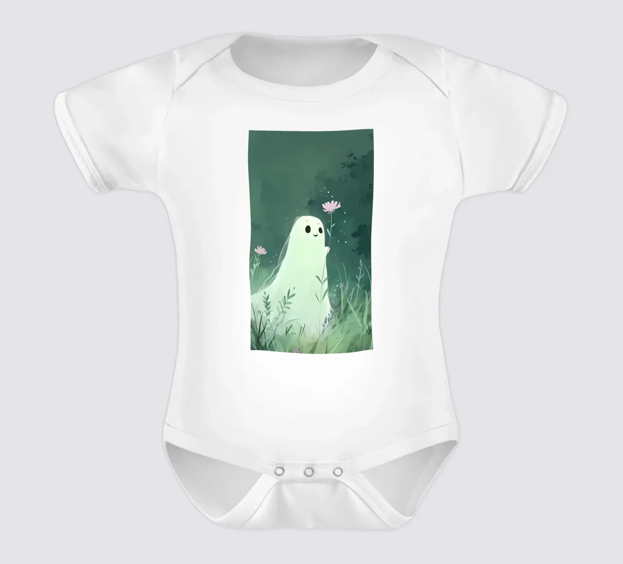 Minimalist Art Poster 535 short-sleeve baby romper by ahmiaLodri