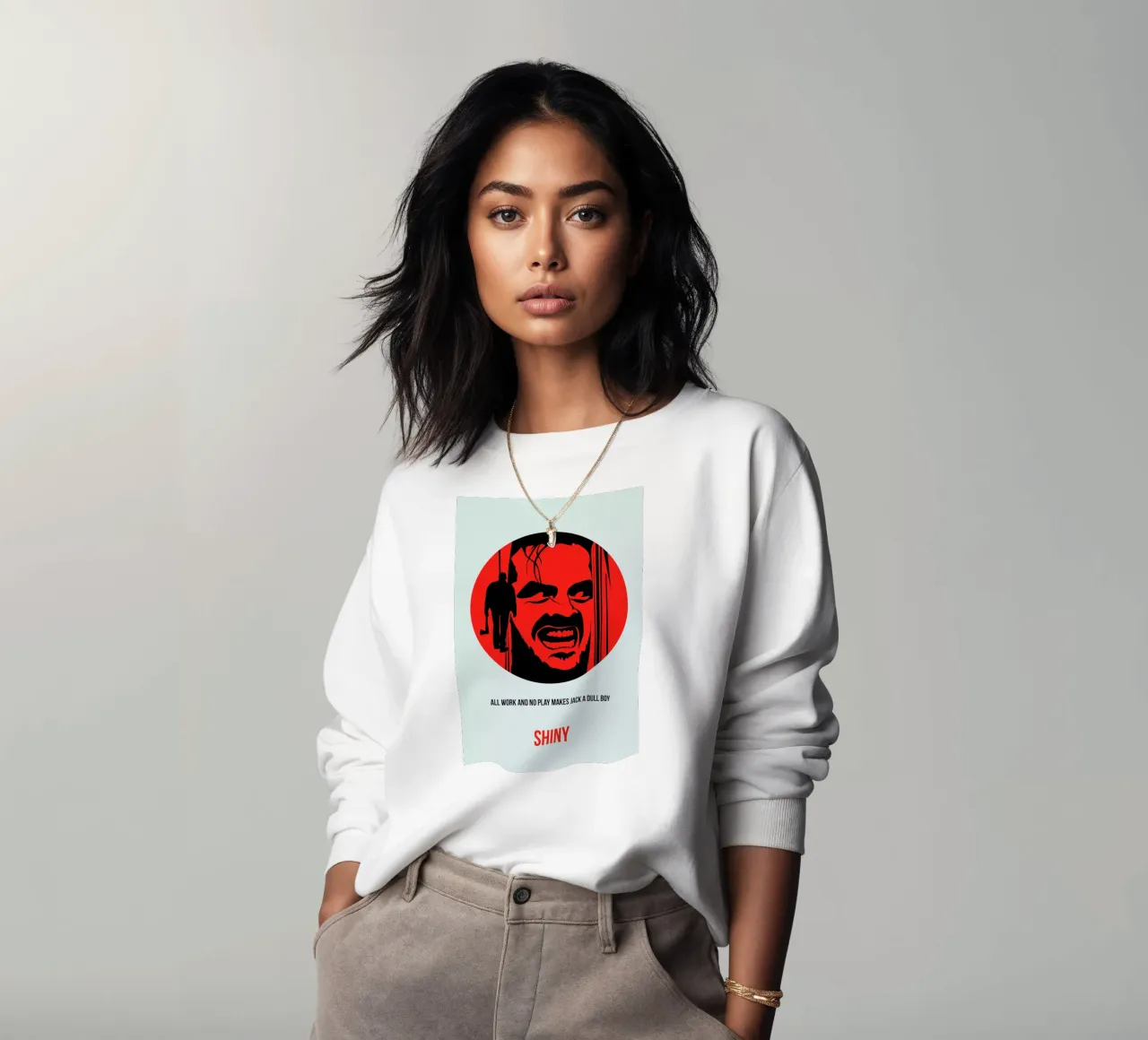 Shiny Poster 1 sweatshirt van Naxart