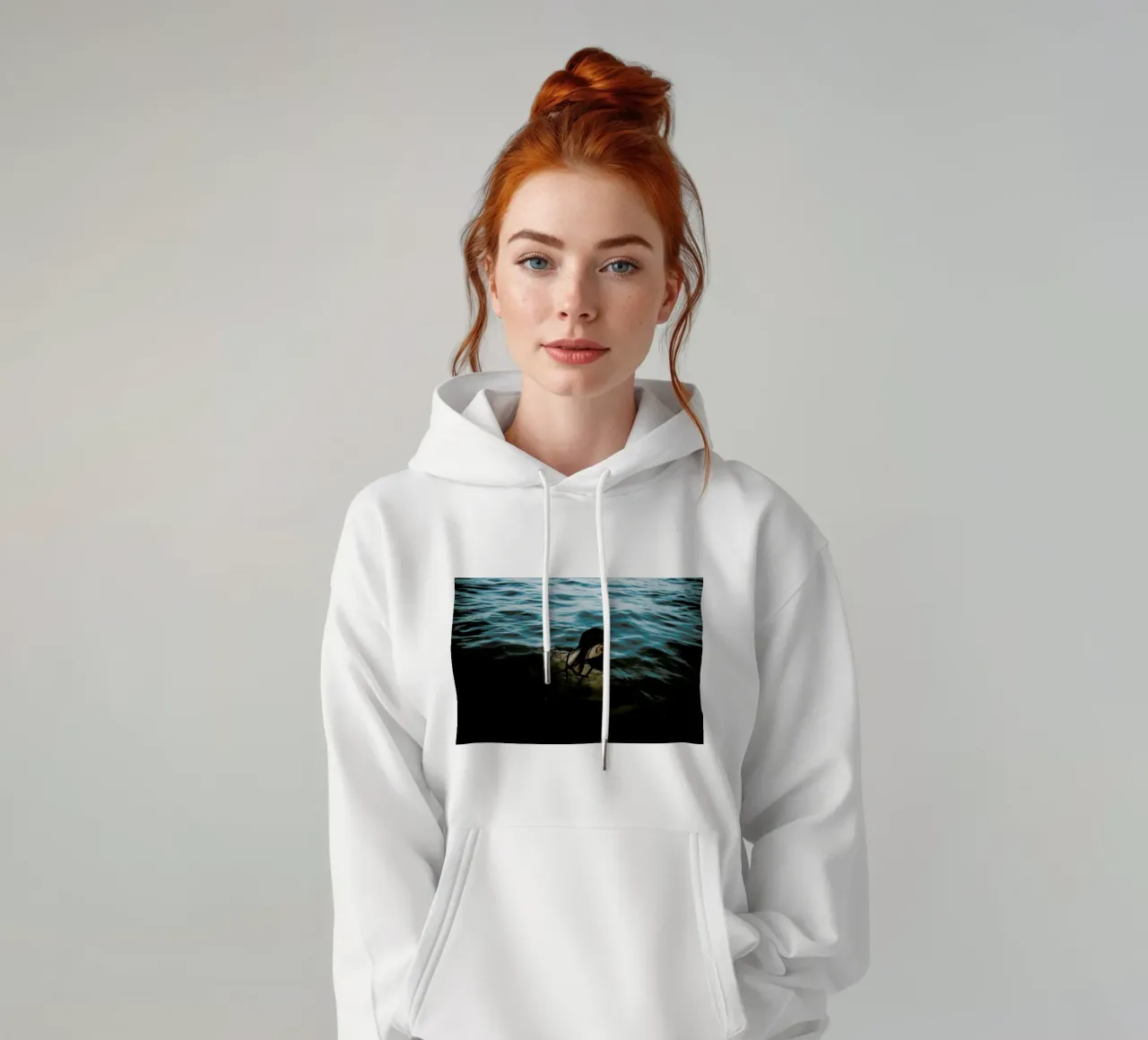 Drowning felpa con cappuccio da Chris Abatzis