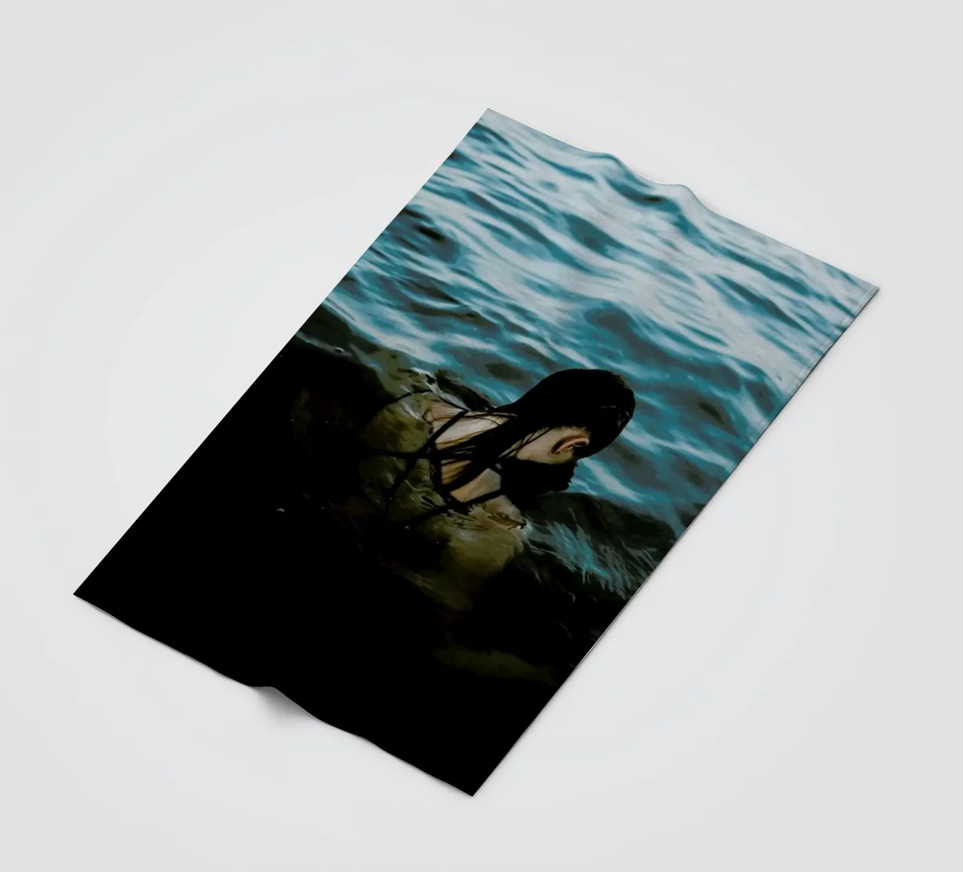 Drowning Fleecedecke von Chris Abatzis