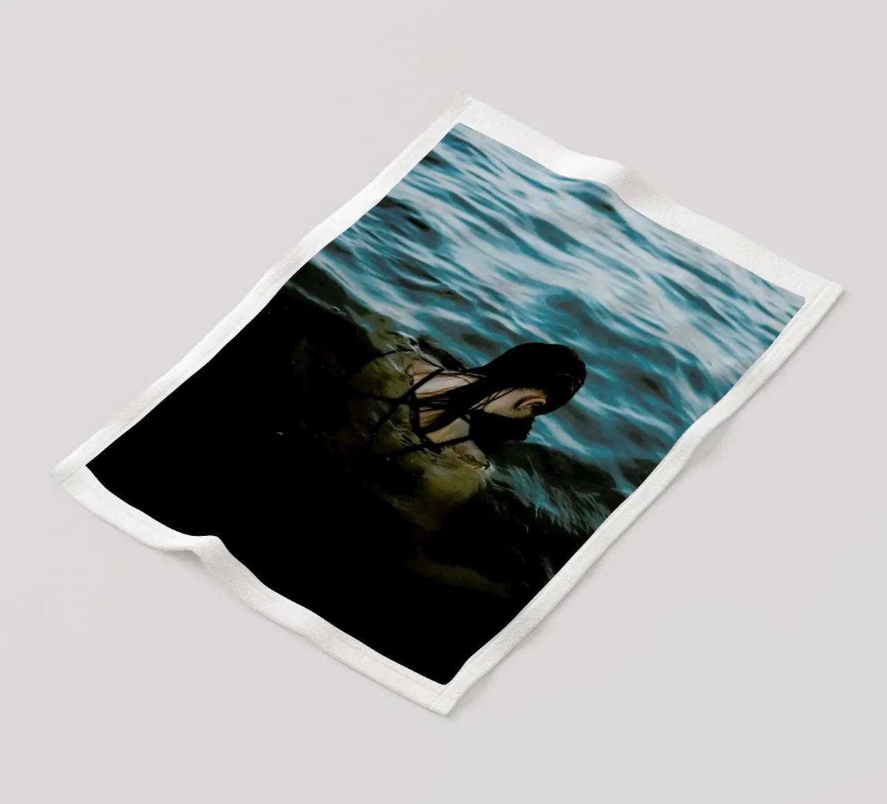 Drowning Fleecedecke von Chris Abatzis