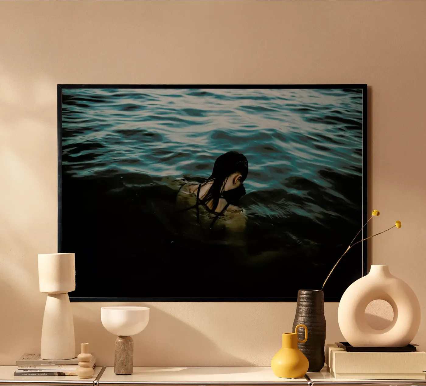 Drowning poster by Chris Abatzis