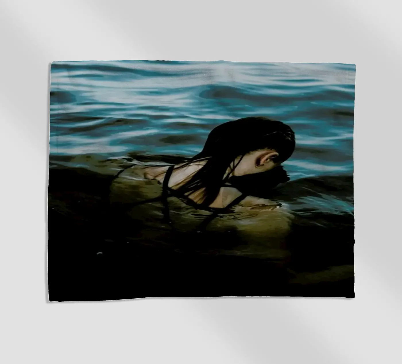 Drowning strandhanddoek van Chris Abatzis