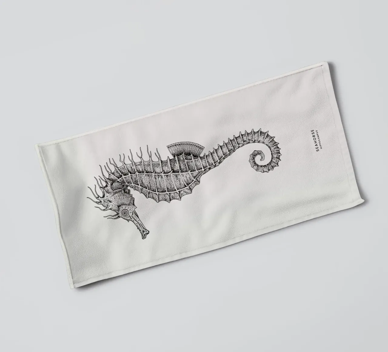 Seahorse asciugamano da bagno da Flora & Fauna