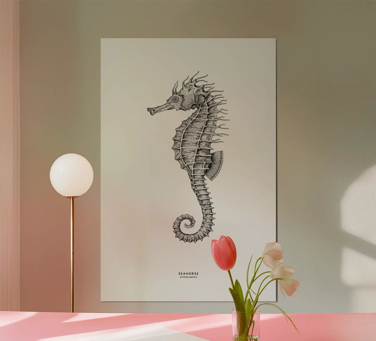 Seahorse poster by Flora & Fauna