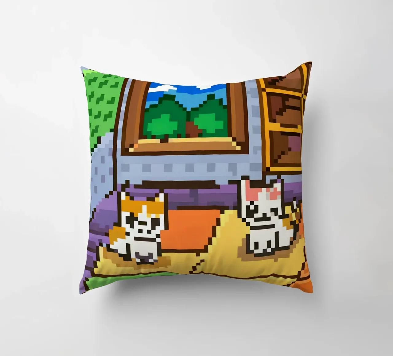 Due gatti da interno cuscino da DOG AND CAT