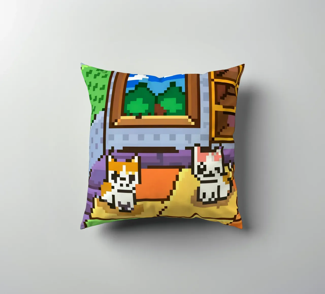 Due gatti da interno cuscino da DOG AND CAT