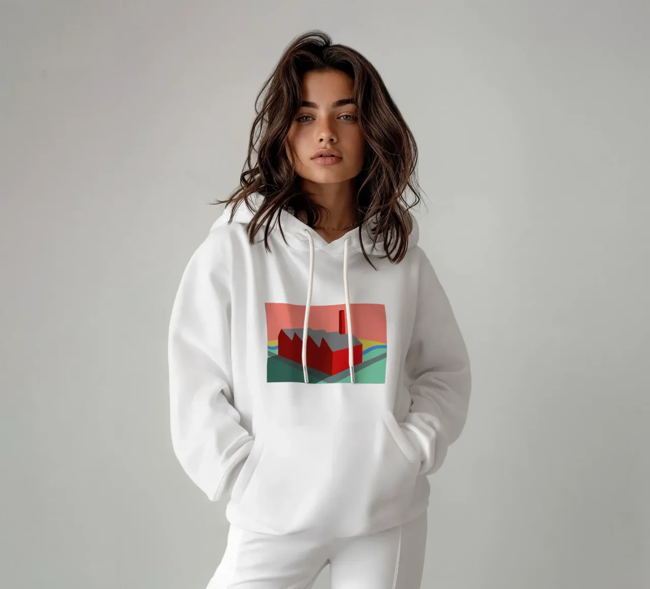 Sunset Factory felpa con cappuccio da Rosi Feist