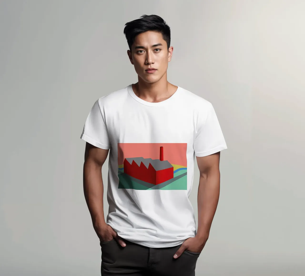 Sunset Factory t-shirt da Rosi Feist