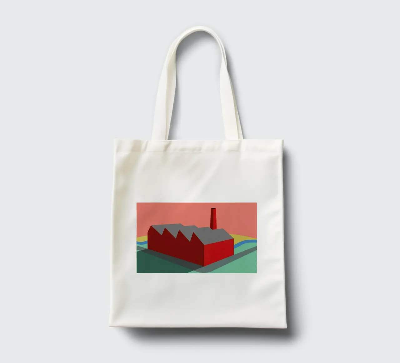 Sunset Factory borsa in juta da Rosi Feist