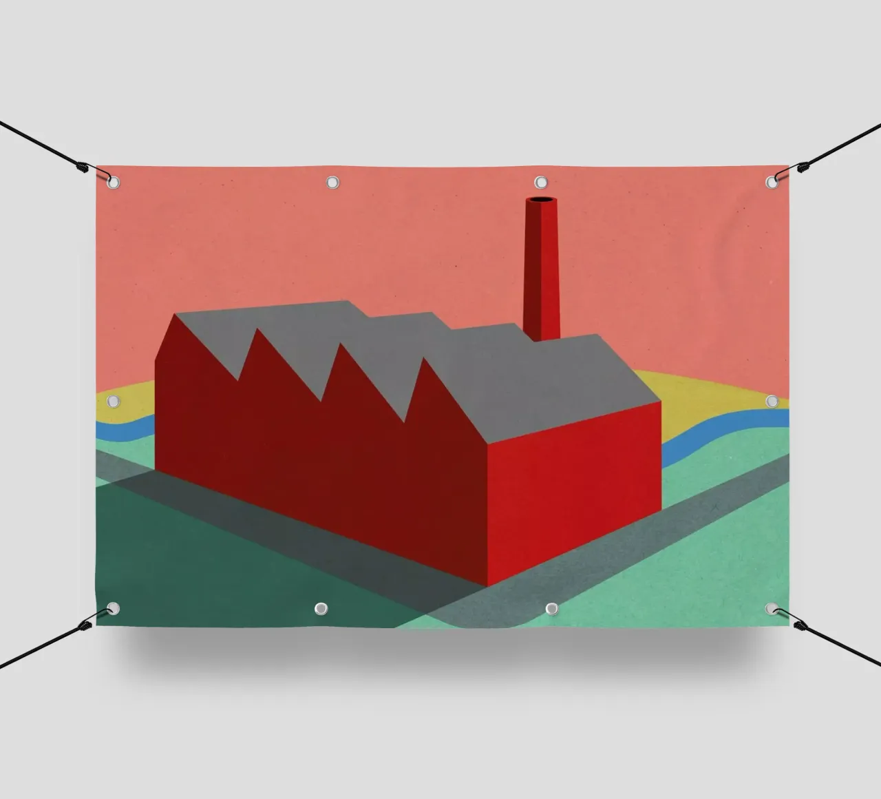 Sunset Factory telo in pvc da Rosi Feist