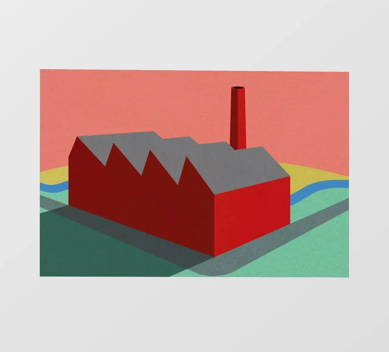 Sunset Factory telo in pvc da Rosi Feist