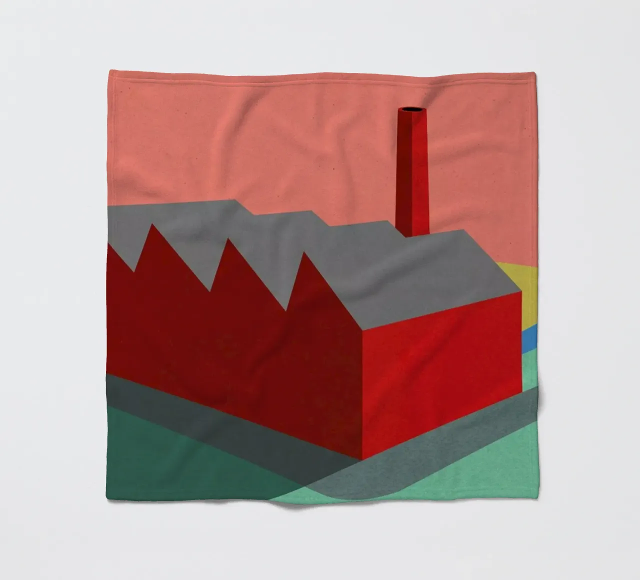 Sunset Factory coperta in pile da Rosi Feist