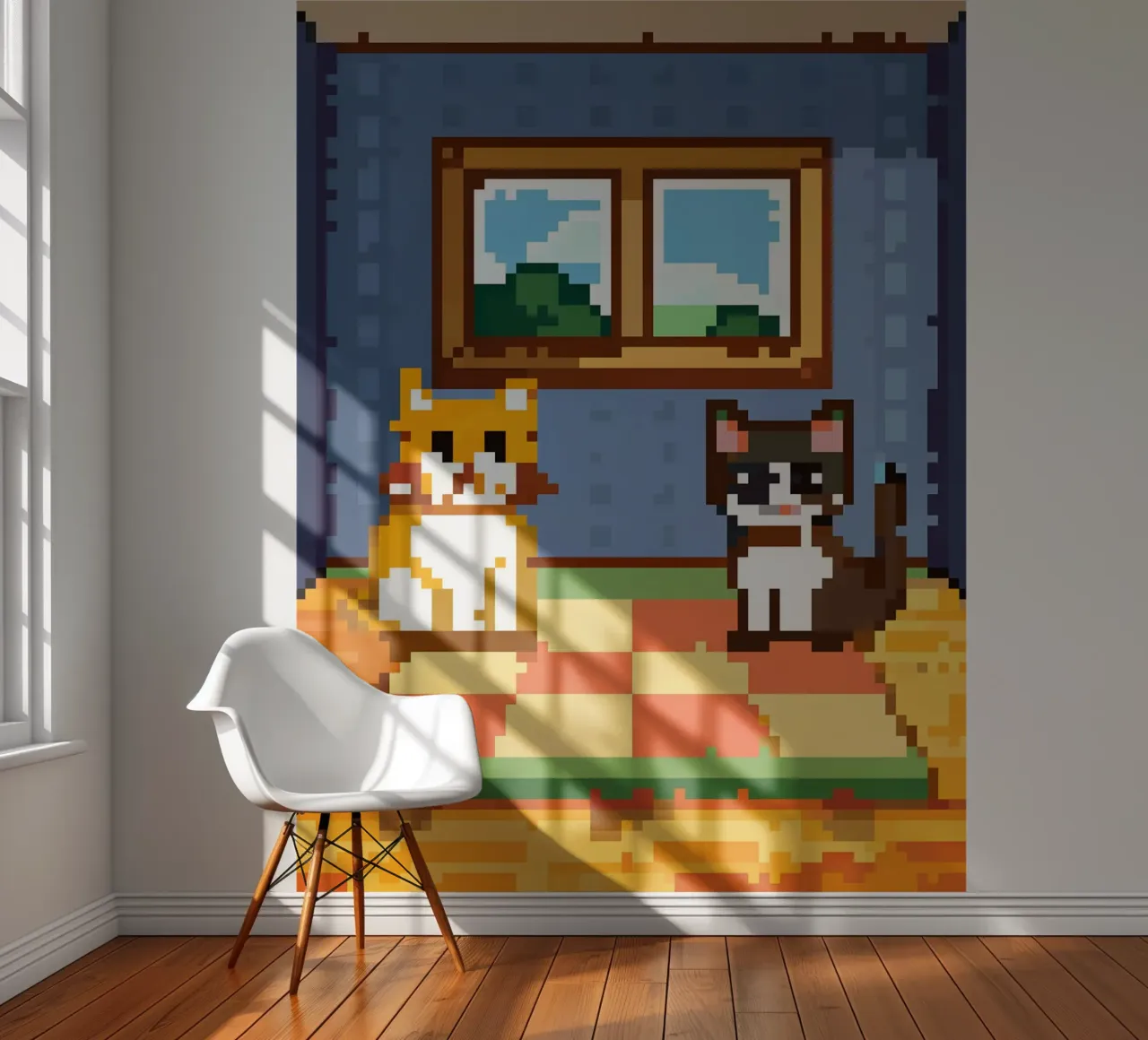 Two Indoor Cats photo wallpaper by DOG AND CAT