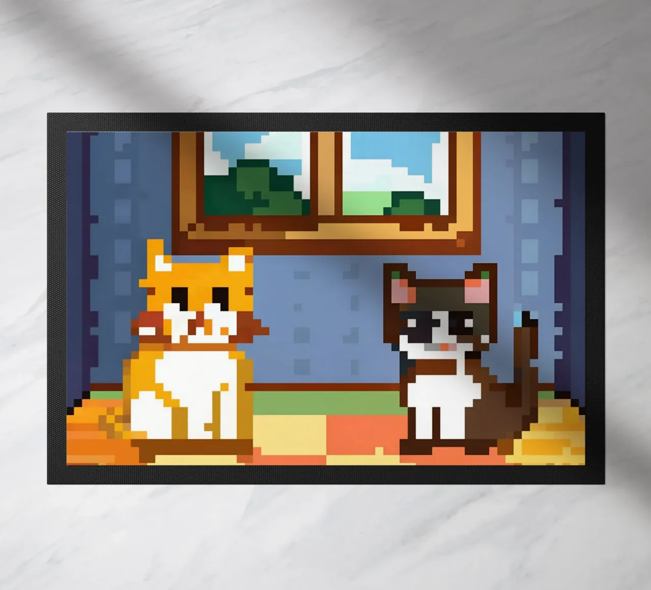 Due gatti da interno zerbino da DOG AND CAT