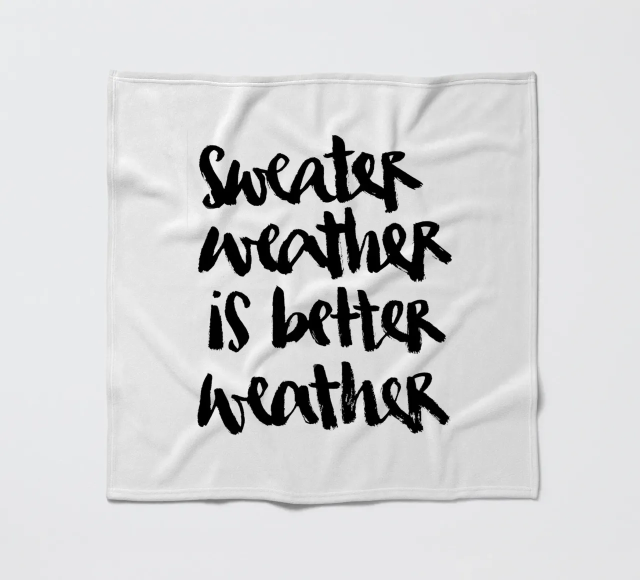 Sweater weather coperta in pile da Brushmeetspaper
